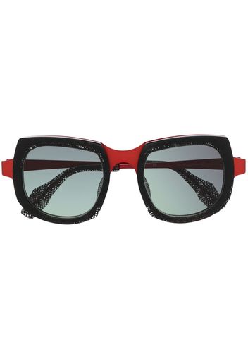 Theo Eyewear Aogashima tinted-lenses sunglasses - Rosso