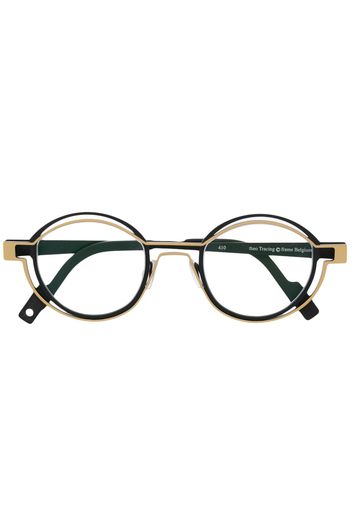 Theo Eyewear round-frame glasses - Oro