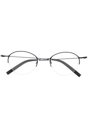 Theo Eyewear Dauphinois round-frame optical glasses - Blu