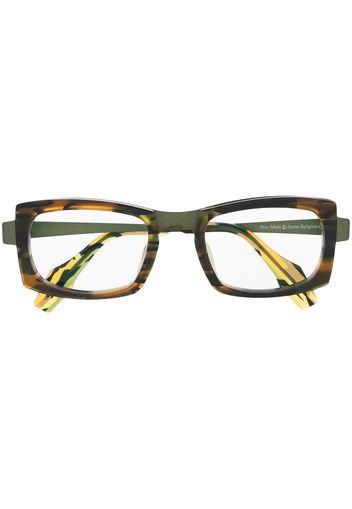 Theo Eyewear Maui square-frame optical glasses - Marrone