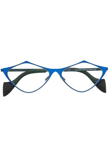 Theo Eyewear Tottori 374 cat-eye frame glasses - Blu