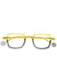 Theo Eyewear Schaukel 13 square-frame glasses - Giallo