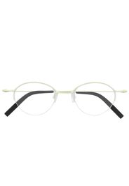 Theo Eyewear Dauphinois round-frame optical glasses - Giallo