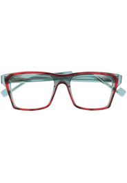 Theo Eyewear Rebus square-frame optical glasses - Rosso