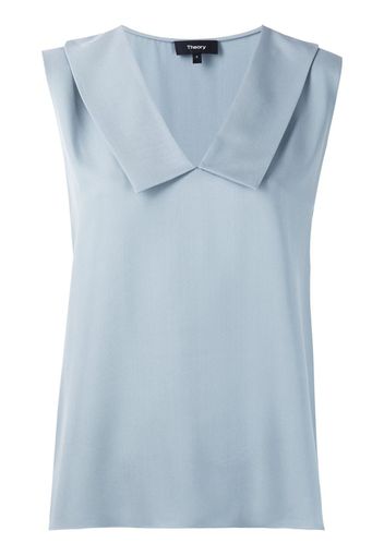 Theory Camicia smanicata - Blu