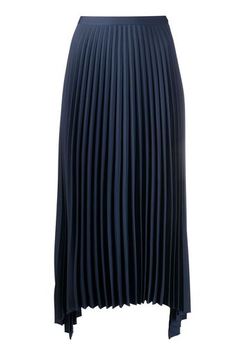 Theory pleated midi-length skirt - Blu