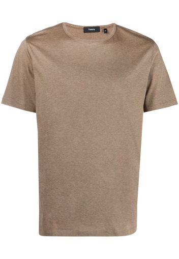 Theory round neck short-sleeved T-shirt - Toni neutri