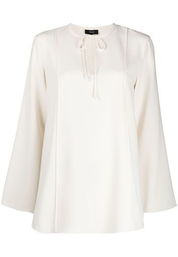 Theory bell sleeve A-line blouse - Toni neutri