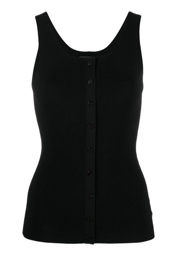 Theory U-neck vest - Nero