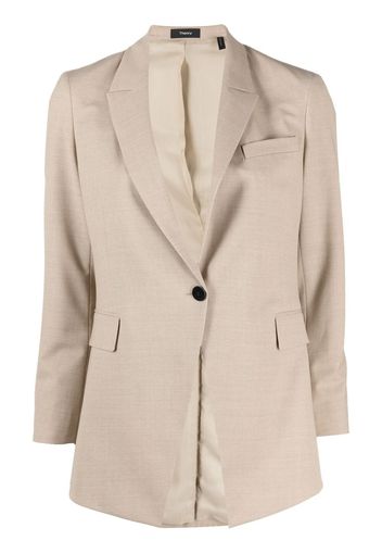 Theory Blazer slim - Toni neutri