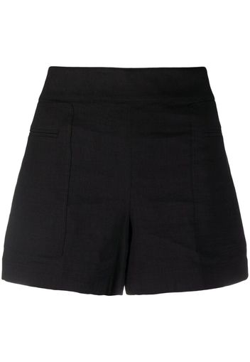 Theory Shorts a vita alta - Nero