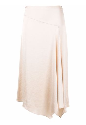 Theory high-waisted draped midi skirt - Toni neutri