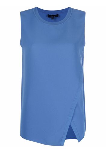 Theory Top smanicato - Blu