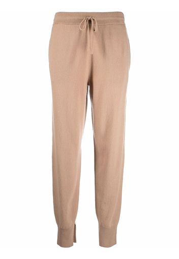 Theory drawstring cashmere track pants - Marrone