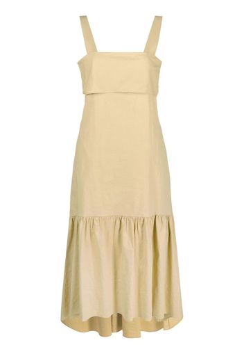 Theory sleeveless flared midi dress - Toni neutri