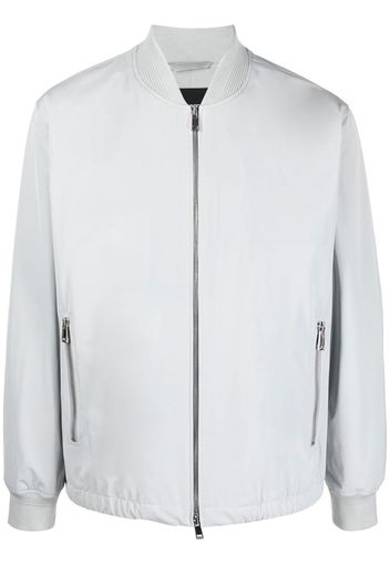 Theory Bomber con zip - Grigio