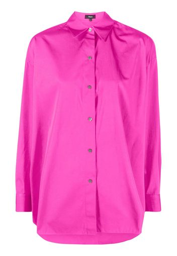 Theory button-down cotton shirt - Rosa