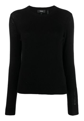 Theory long-sleeved cashmere jumper - Nero