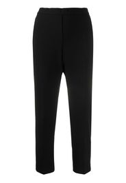 cropped tapered trousers