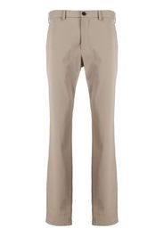 plain straight-leg trousers