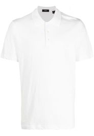 Theory short-sleeved polo shirt - Bianco