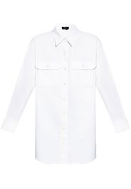 Theory long-sleeve cotton shirt - Bianco