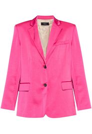 Theory satin-finish blazer - Rosa
