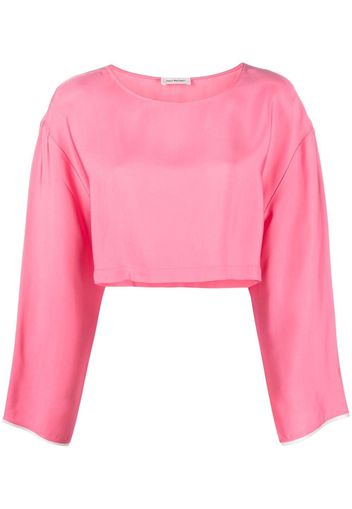 There Was One round-neck cropped top - Rosa