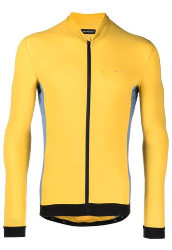 There Was One Top da ciclismo con zip - Giallo