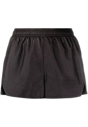 There Was One elasticated-waist running shorts - Nero