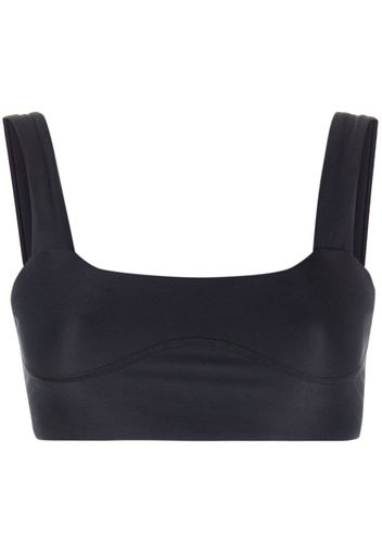 There Was One scoop-back sports bra - Nero