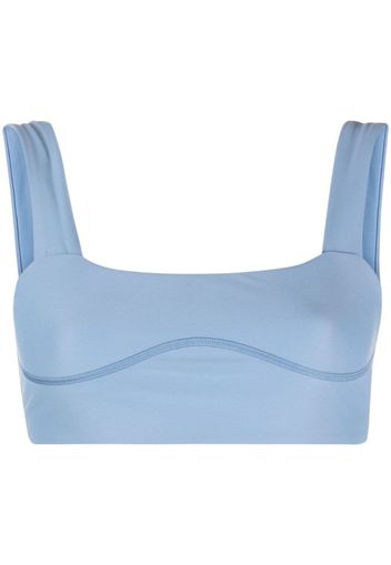 There Was One scoop-back sports bra - Blu