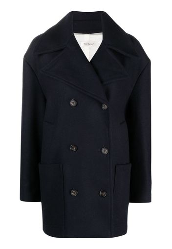 There Was One double-breasted wool-blend peacoat - Blu