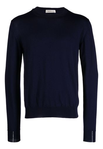 There Was One fine-knit merino jumper - Blu