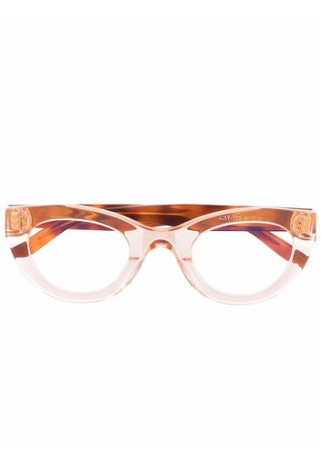 Thierry Lasry Occhiali da sole cat-eye tartarugati - Arancione