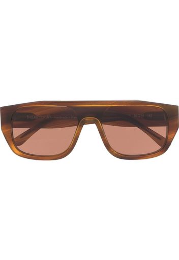 Thierry Lasry Occhiali da sole modello aviator con effetto tartarugato - Marrone