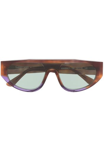 Thierry Lasry round-frame sunglasses - Marrone