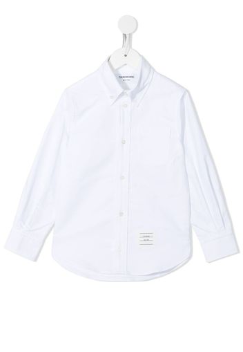 Thom Browne Kids Camicia Oxford - Bianco