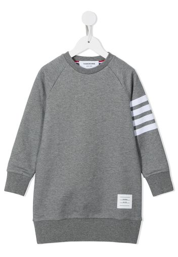 Thom Browne Kids Vestito modello felpa - Grigio