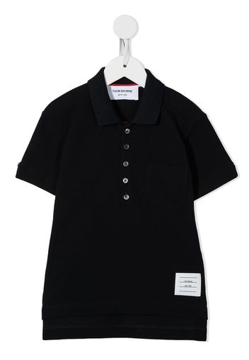 Thom Browne Kids Polo - Blu