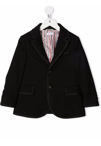 Thom Browne Kids Blazer monopetto - Nero