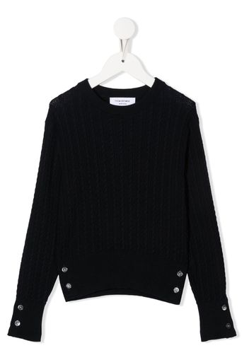 Thom Browne Kids Maglione a maniche lunghe - Nero