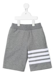 Thom Browne Kids Shorts sportivi - Grigio