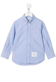 Thom Browne Kids Camicia Oxford - Blu