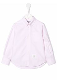 Thom Browne Kids Camicia con stampa - Rosa