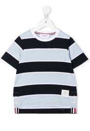 Thom Browne Kids T-shirt a righe - Blu