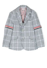 Thom Browne Kids Cappotto sportivo monopetto - Grigio