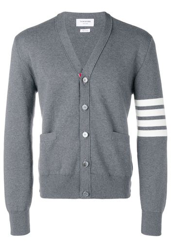 Cardigan con dettaglio a righe