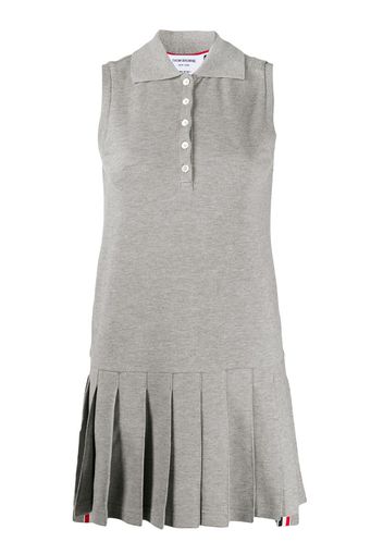 CLASSIC PIQUE SLEEVELESS PLEATED TENIS DRESS