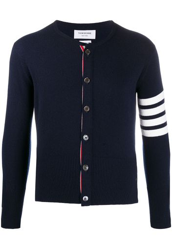 Thom Browne Cardigan a girocollo - Blu